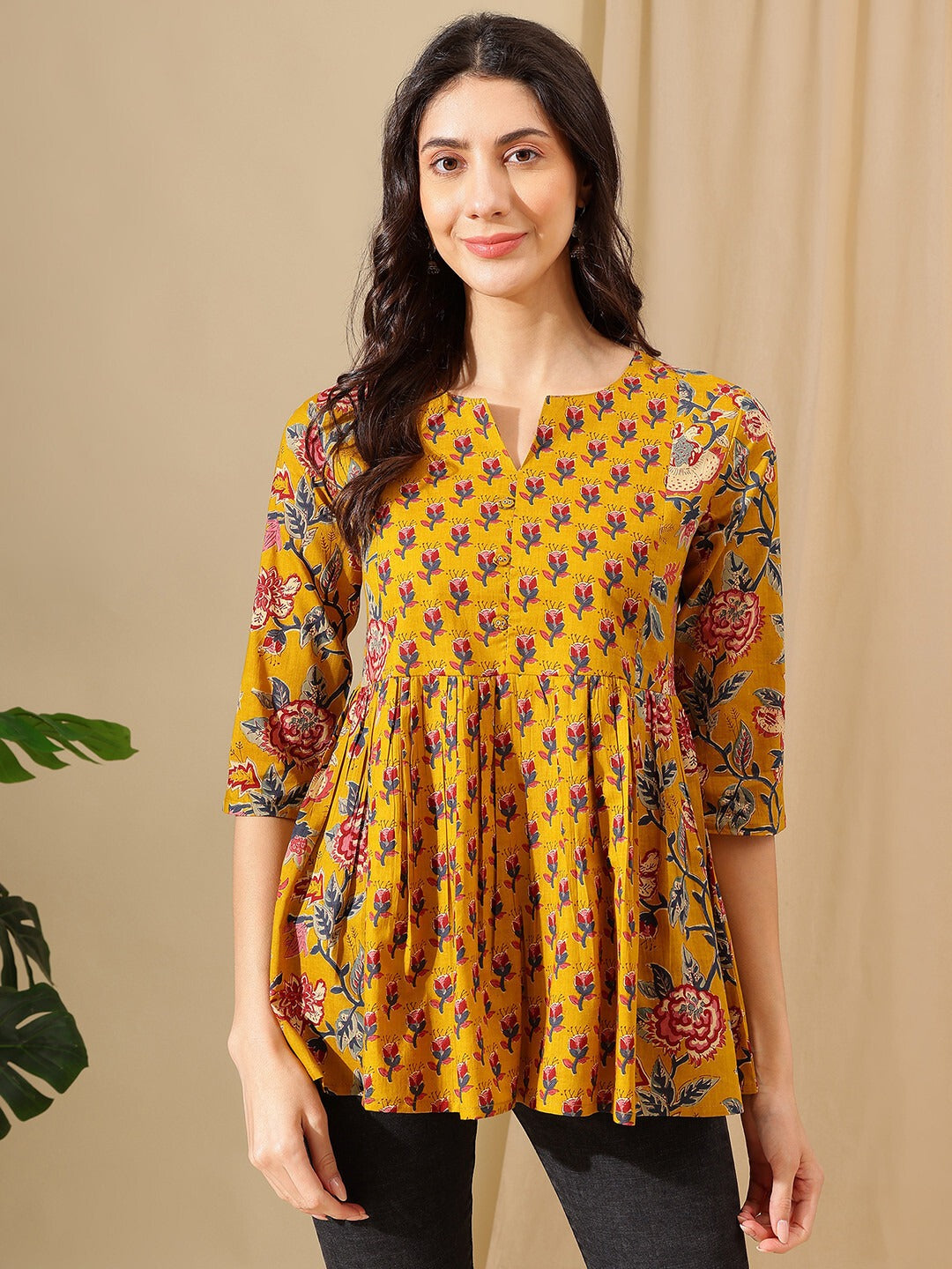 Trendy Top for Women Yellow