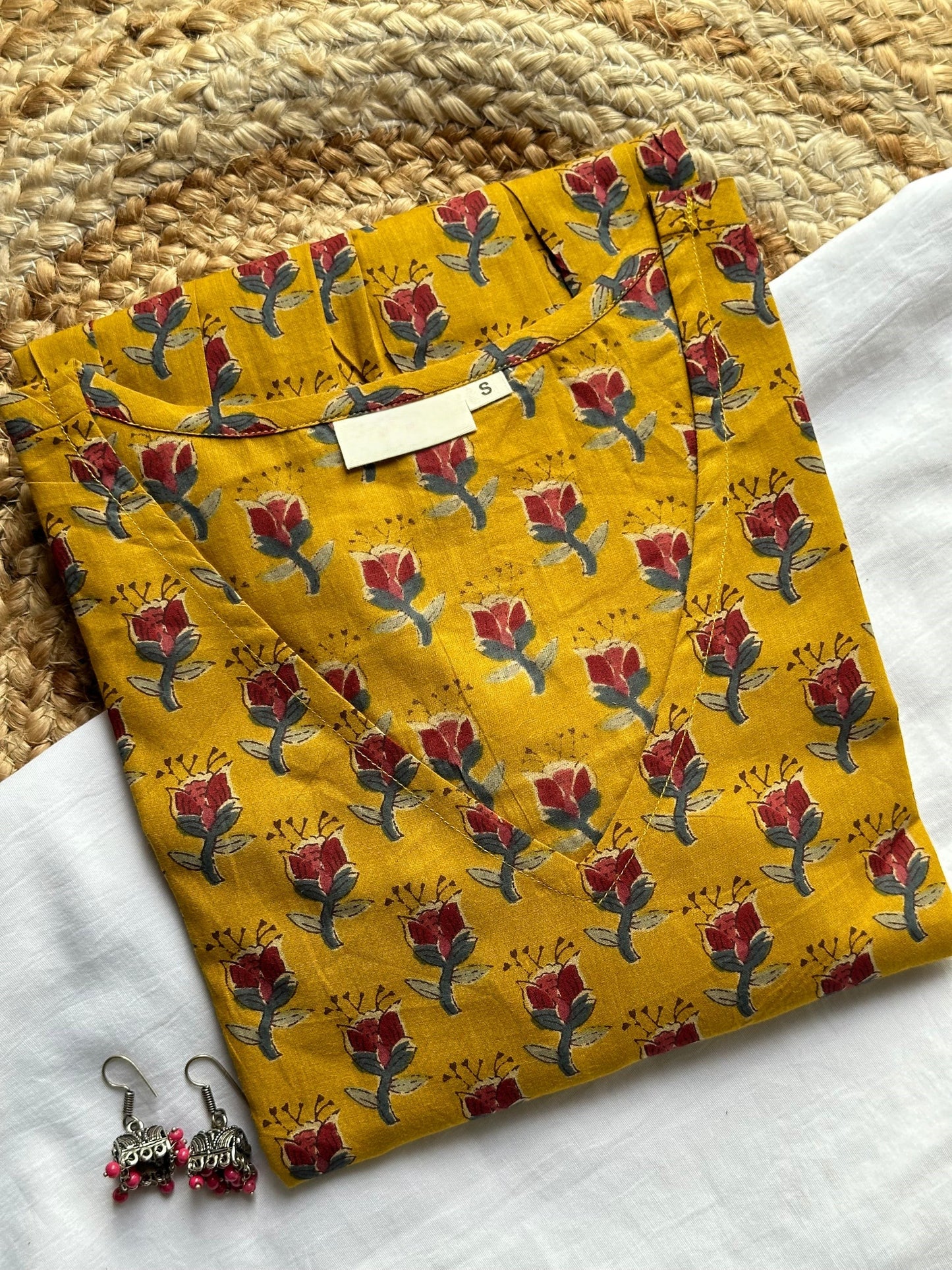 Short Kurti  (Mustard)