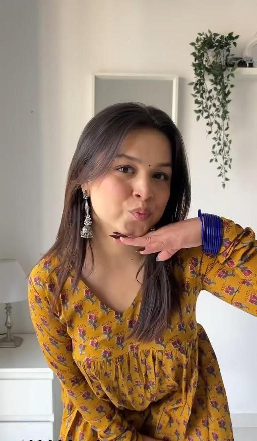 Short Kurti  (Mustard)