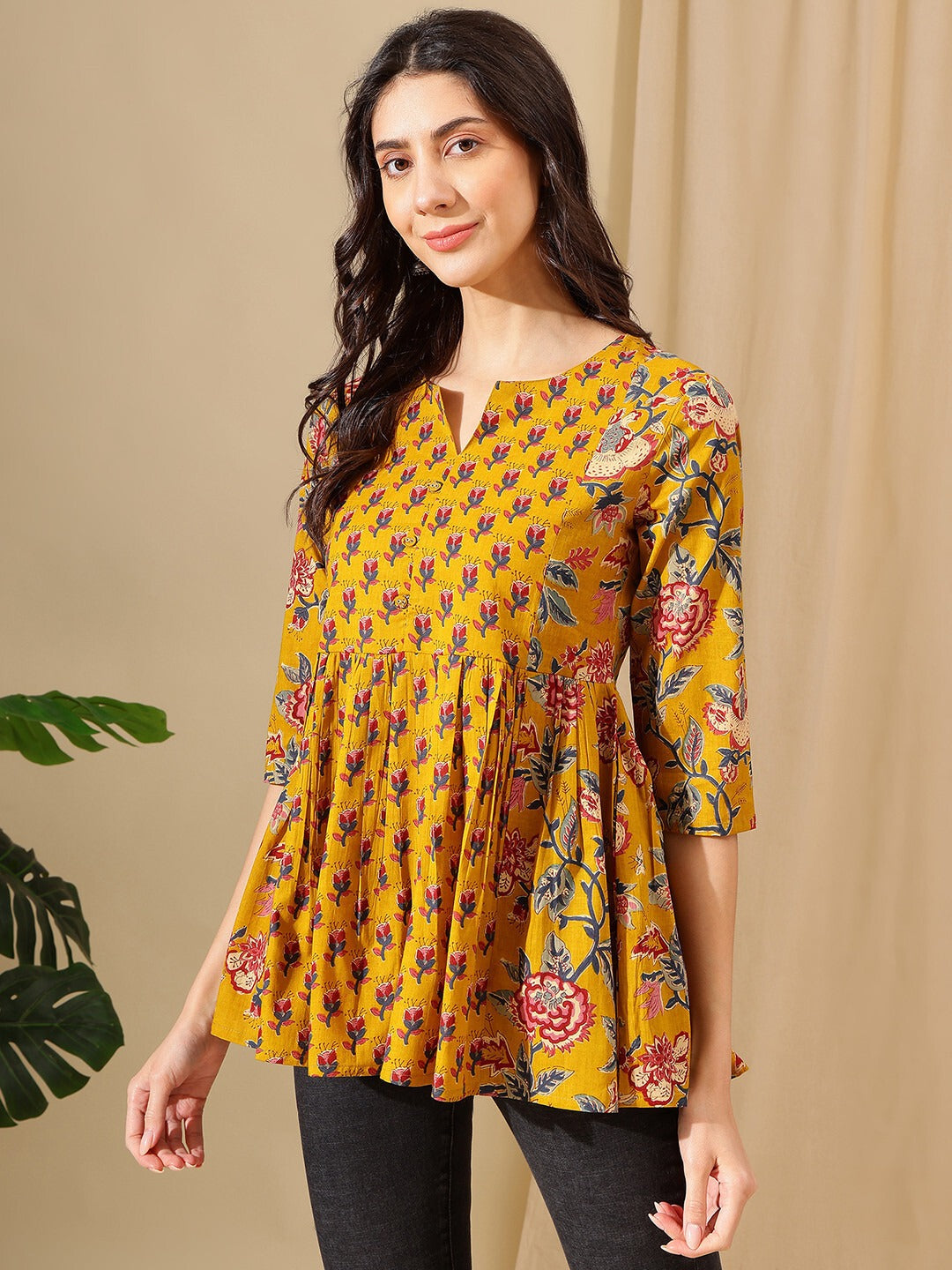 Trendy Top for Women Yellow