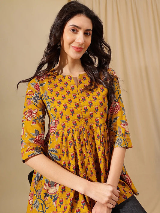 Trendy Top for Women Yellow