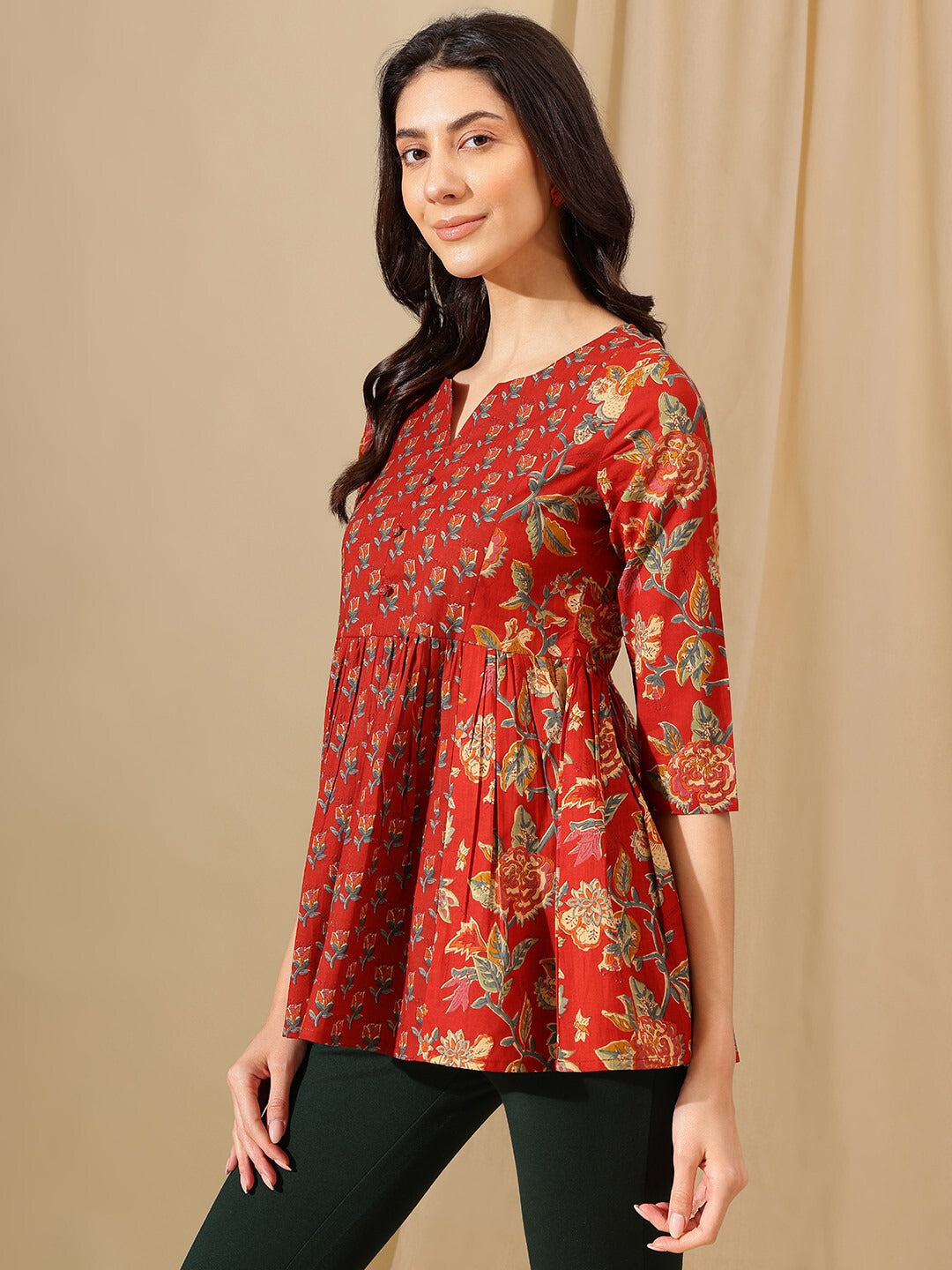 Trendy Top for Women Red