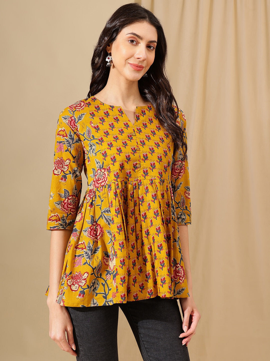 Trendy Top for Women Yellow