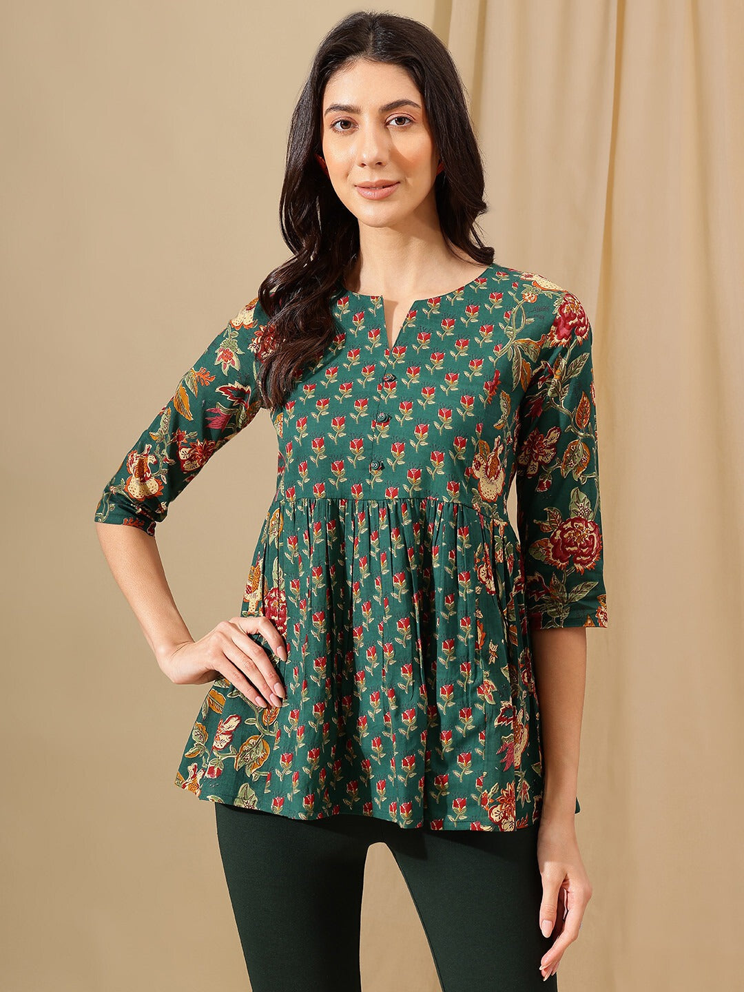 Trendy Top for Women Green